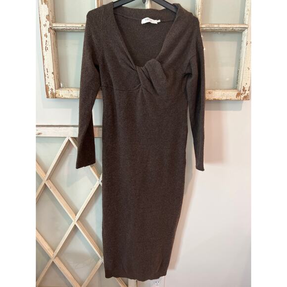 ASTR size medium brown sweater dress - Picture 1 of 4